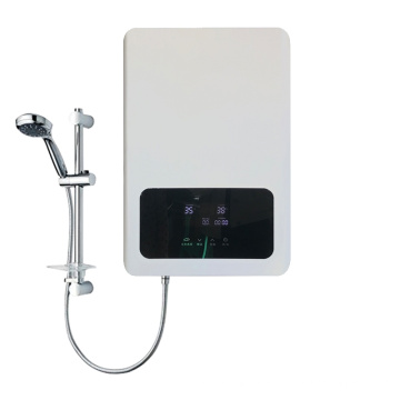 21kw Factory price wall mounted touch control bathroom shower electric instant tankless water heater